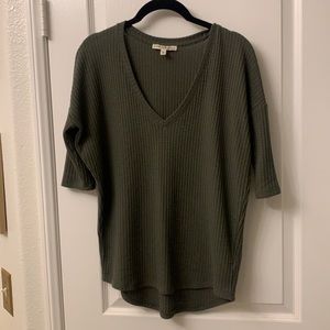 Express Waffle-knit tunic